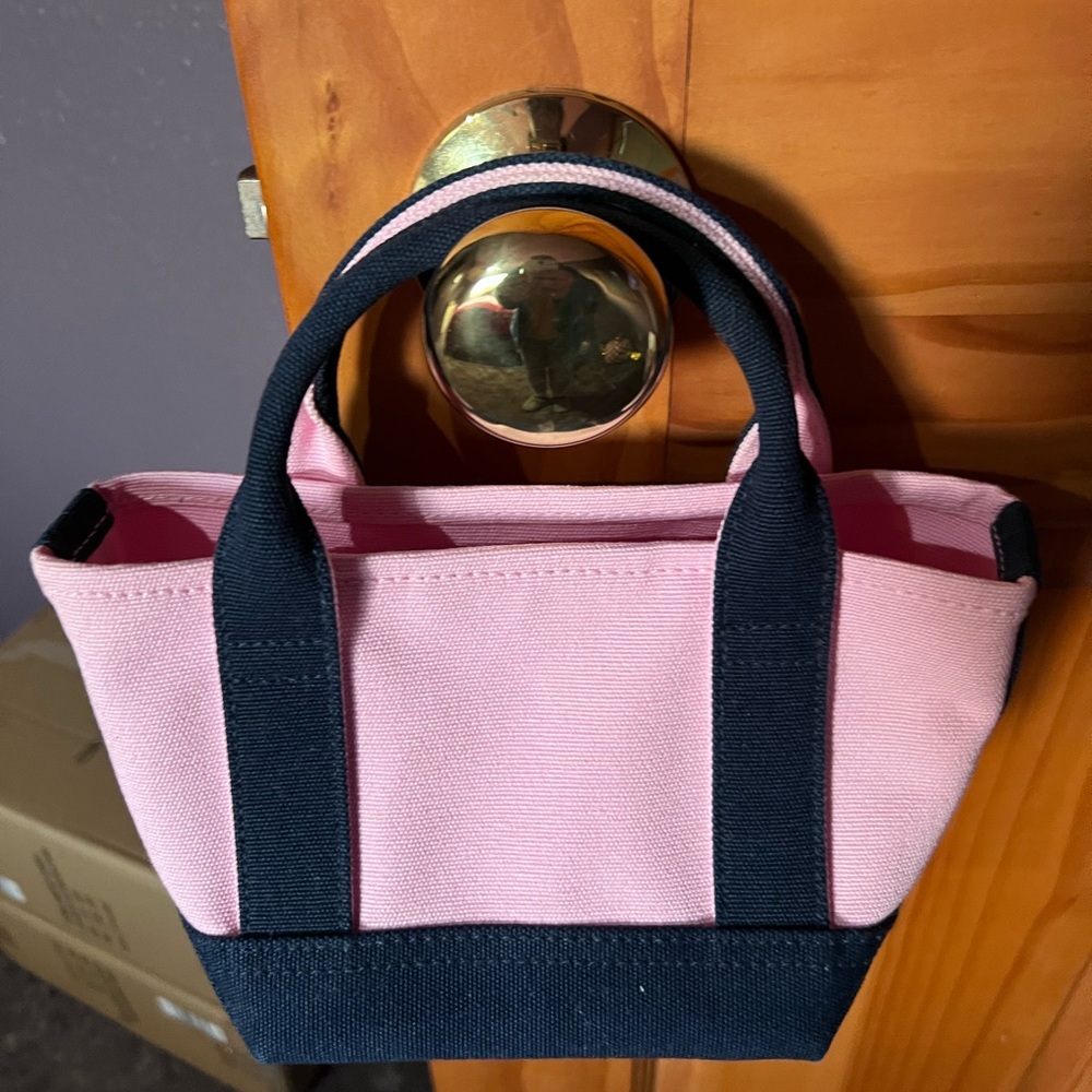 Ralph Lauren Pink and Blue Classic Tote Bag - Picture 5 of 9